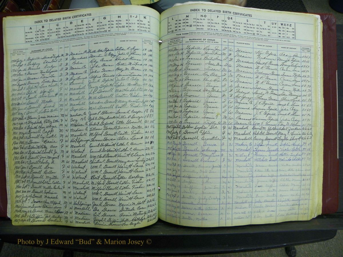 Madison Births, Delayed  + Book 1, A-K 072.JPG