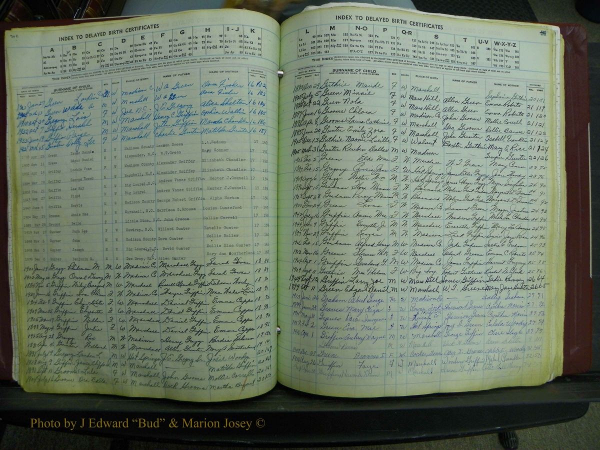 Madison Births, Delayed  + Book 1, A-K 076.JPG