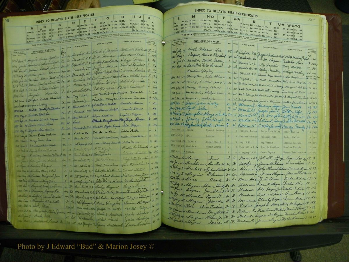 Madison Births, Delayed  + Book 1, A-K 077.JPG