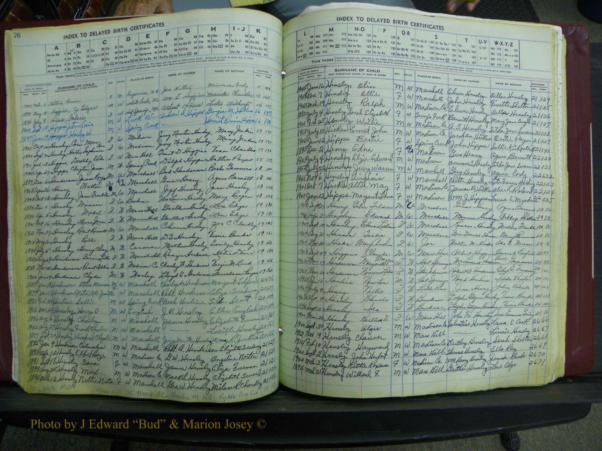 Madison Births, Delayed  + Book 1, A-K 083.JPG