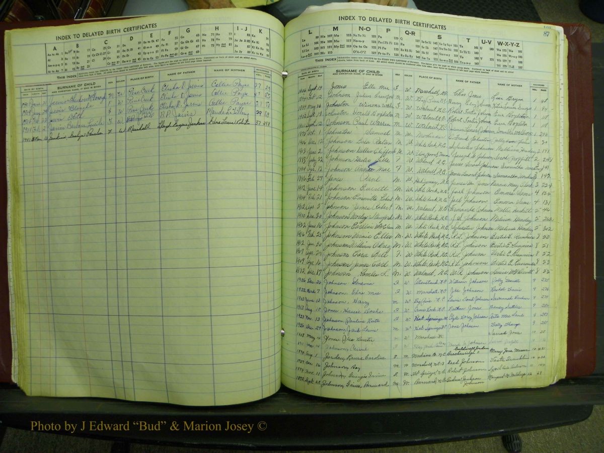 Madison Births, Delayed  + Book 1, A-K 093.JPG