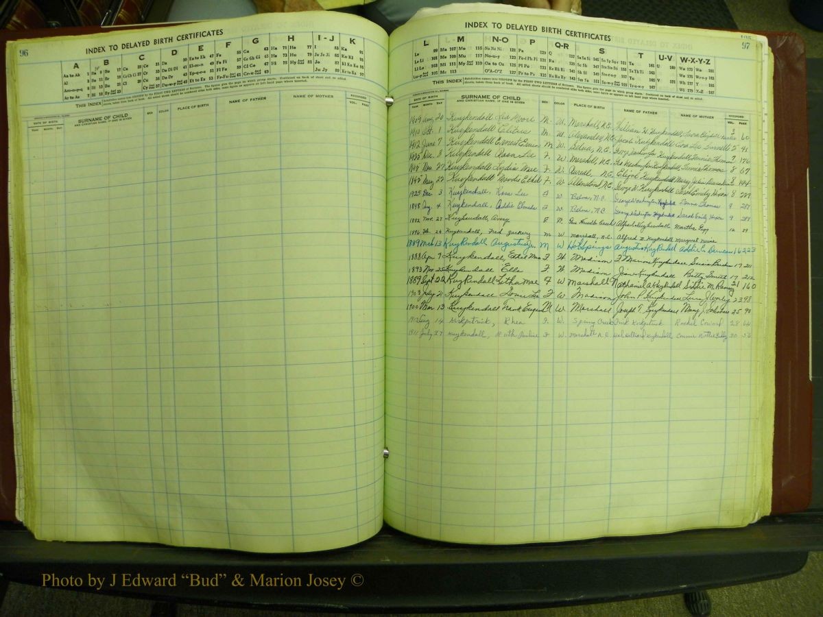 Madison Births, Delayed  + Book 1, A-K 099.JPG