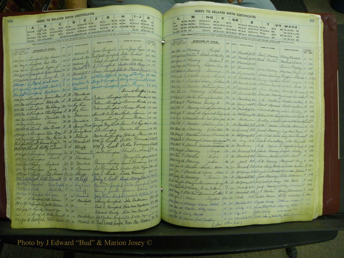 Madison Births, Delayed  + Book 1, A-K 106.JPG