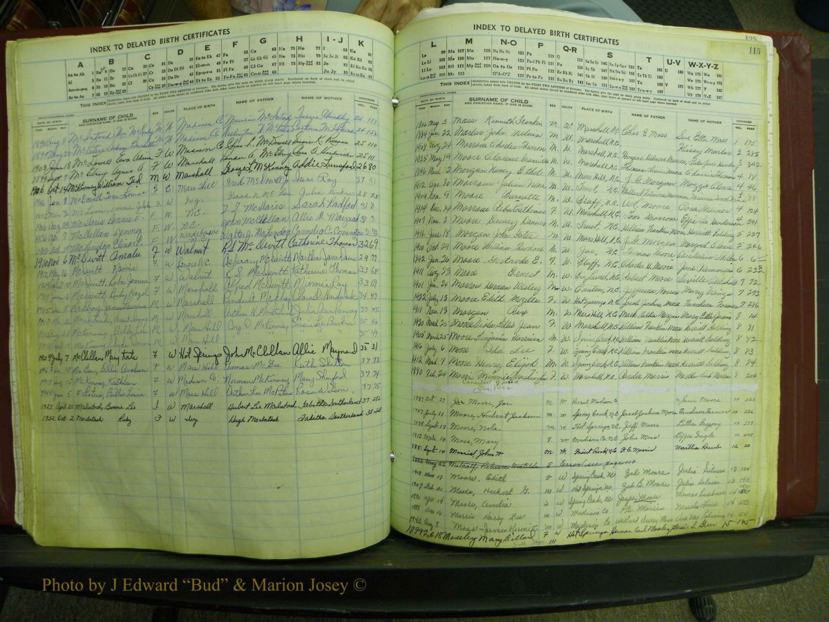 Madison Births, Delayed  + Book 1, A-K 114.JPG