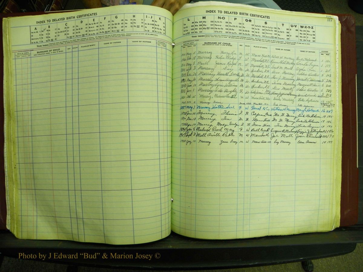 Madison Births, Delayed  + Book 1, A-K 117.JPG