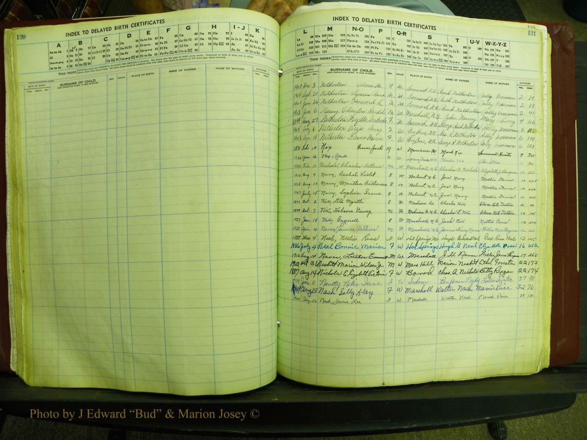 Madison Births, Delayed  + Book 1, A-K 119.JPG