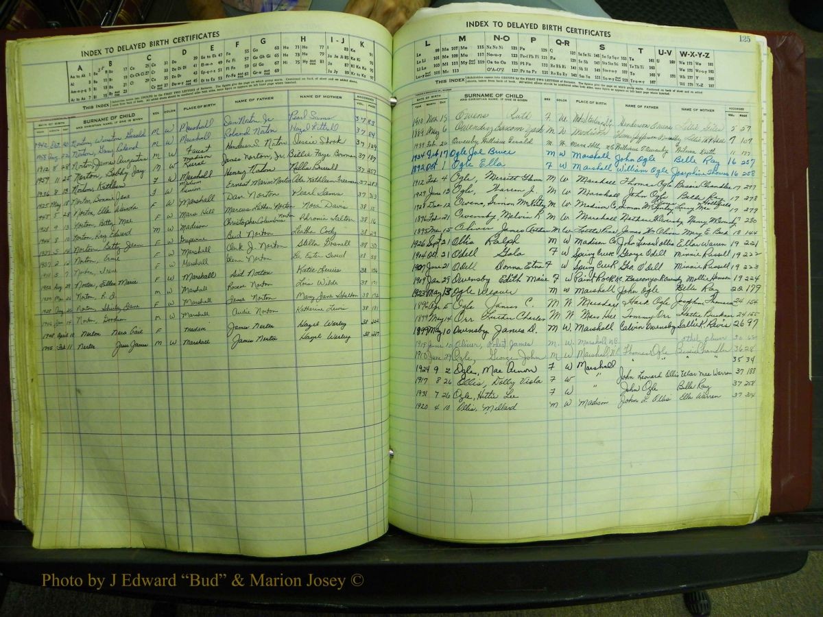 Madison Births, Delayed  + Book 1, A-K 122.JPG