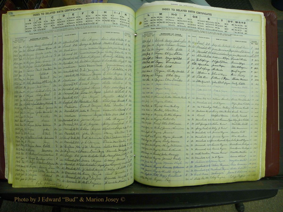 Madison Births, Delayed  + Book 1, A-K 123.JPG