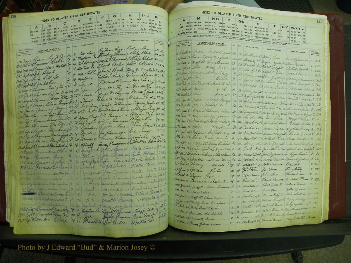 Madison Births, Delayed  + Book 1, A-K 131.JPG