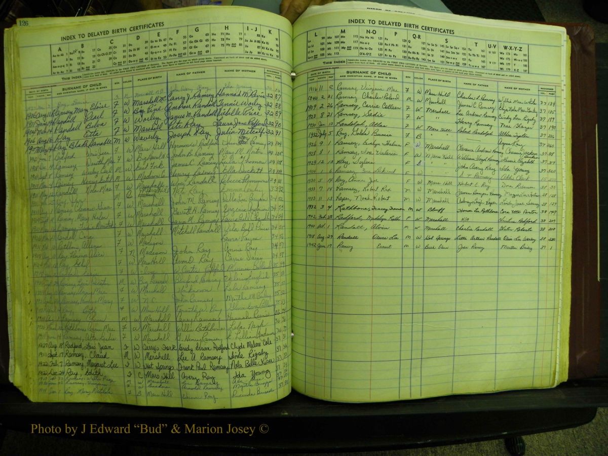 Madison Births, Delayed  + Book 1, A-K 138.JPG