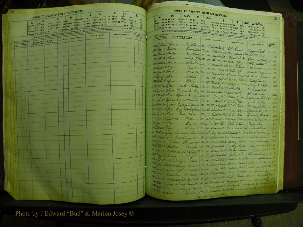 Madison Births, Delayed  + Book 1, A-K 140.JPG
