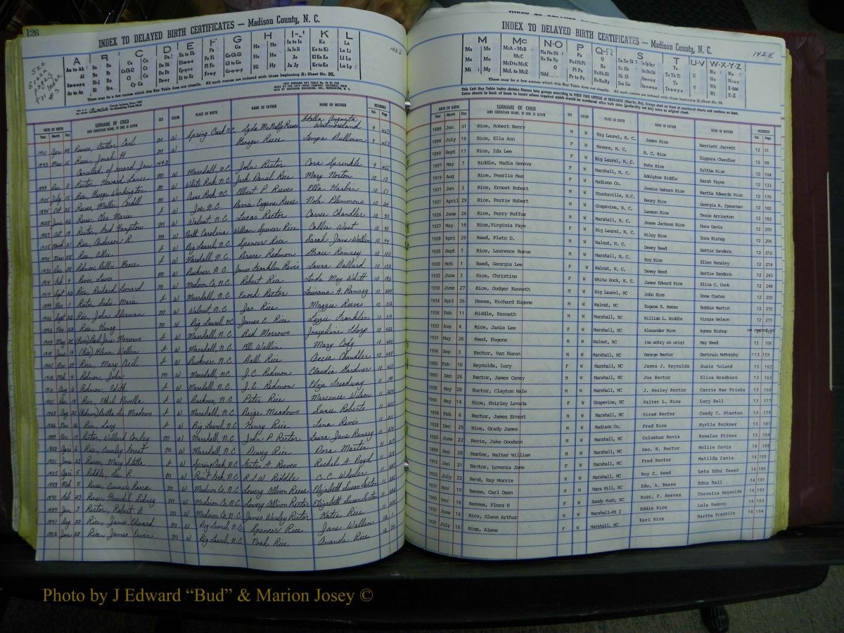 Madison Births, Delayed  + Book 1, A-K 143.JPG