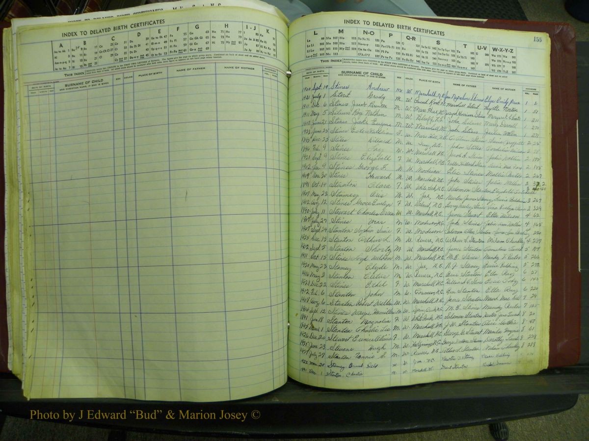 Madison Births, Delayed  + Book 1, A-K 169.JPG