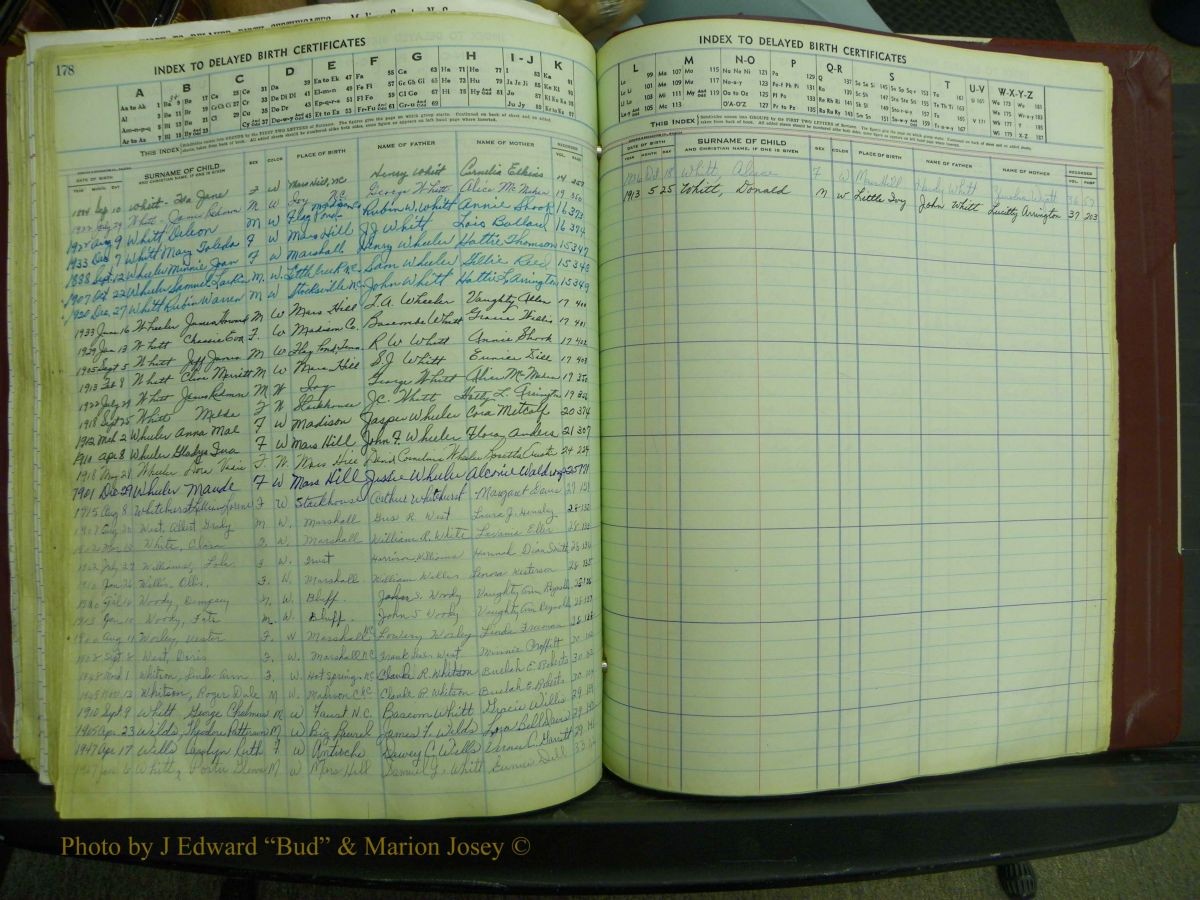 Madison Births, Delayed  + Book 1, A-K 189.JPG