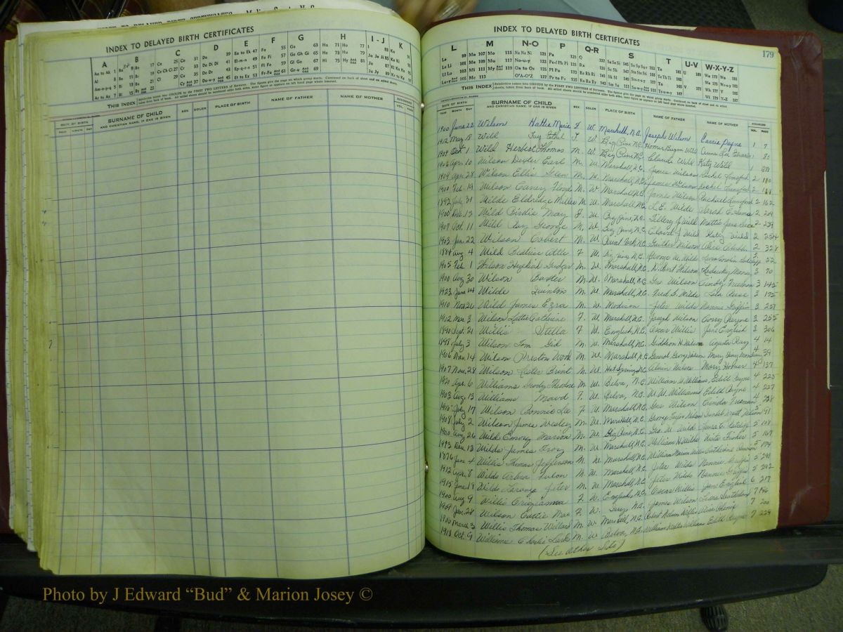 Madison Births, Delayed  + Book 1, A-K 191.JPG