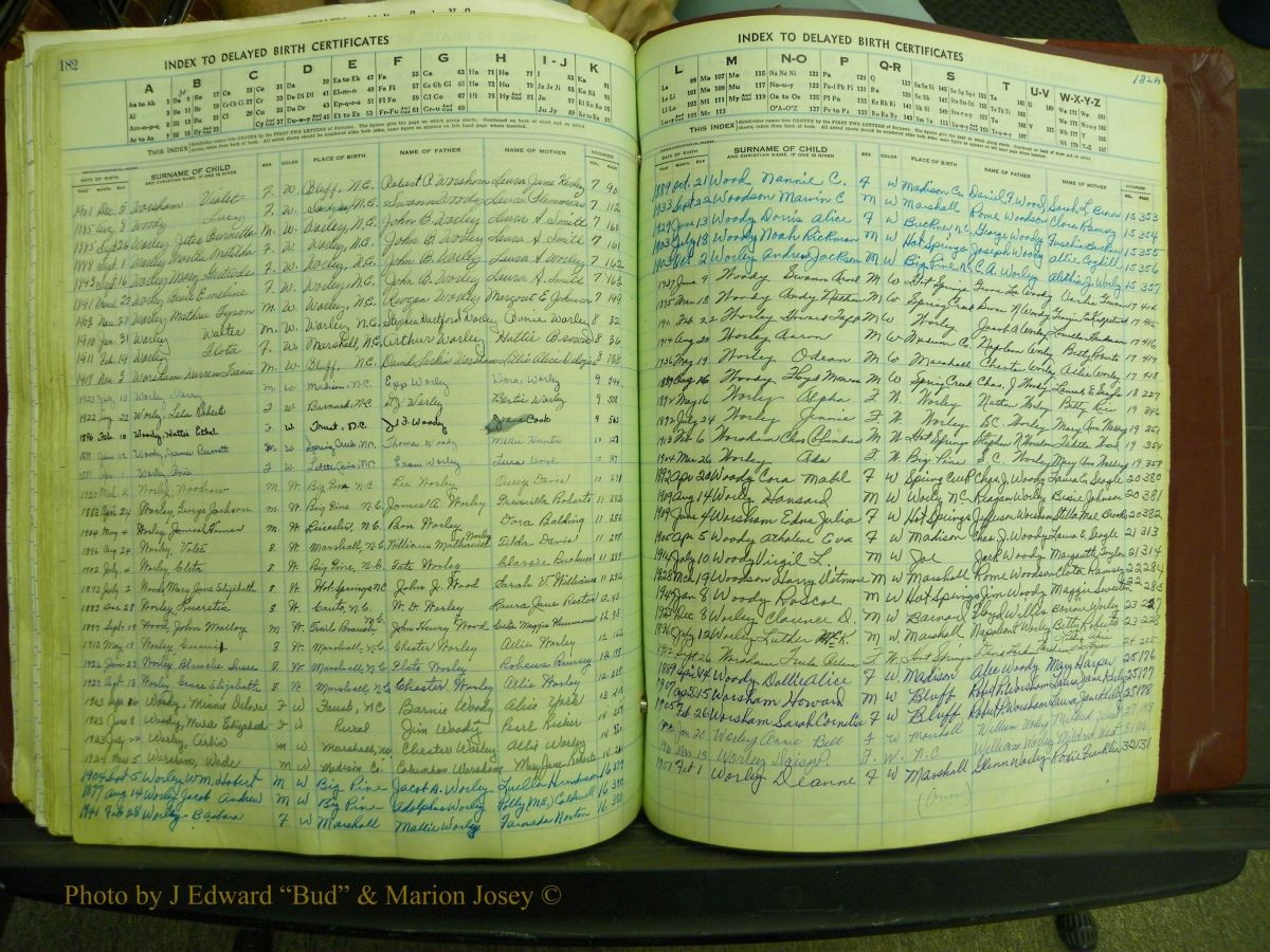 Madison Births, Delayed  + Book 1, A-K 194.JPG