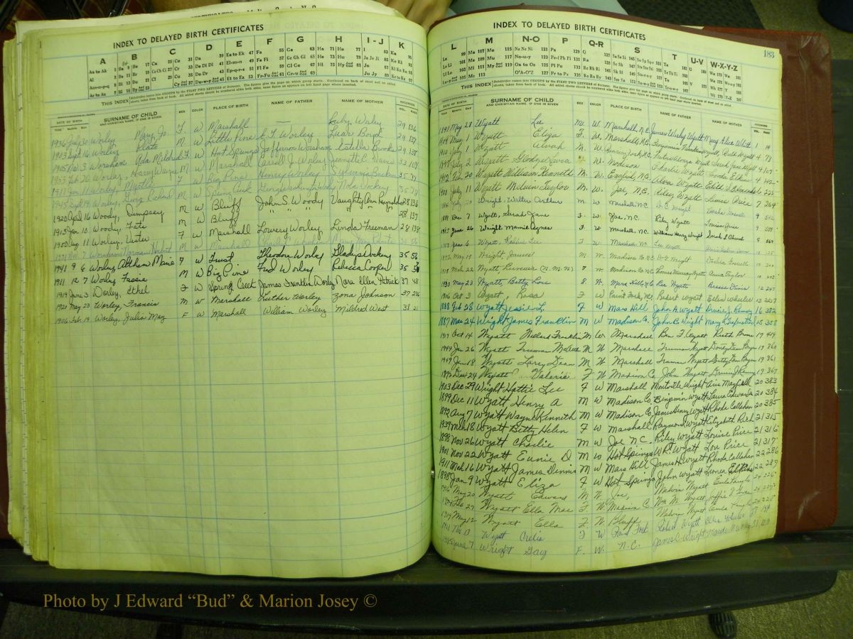 Madison Births, Delayed  + Book 1, A-K 195.JPG