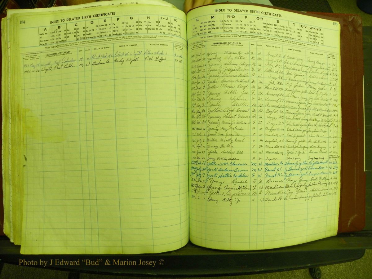 Madison Births, Delayed  + Book 1, A-K 196.JPG