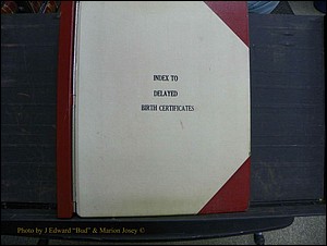 Madison Births, Delayed  + Book 1, A-K 001.JPG