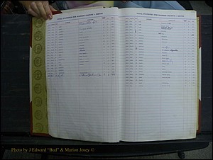 Madison Births & Deaths, Book 2, L-Z, + Delayed Book 2 004.JPG
