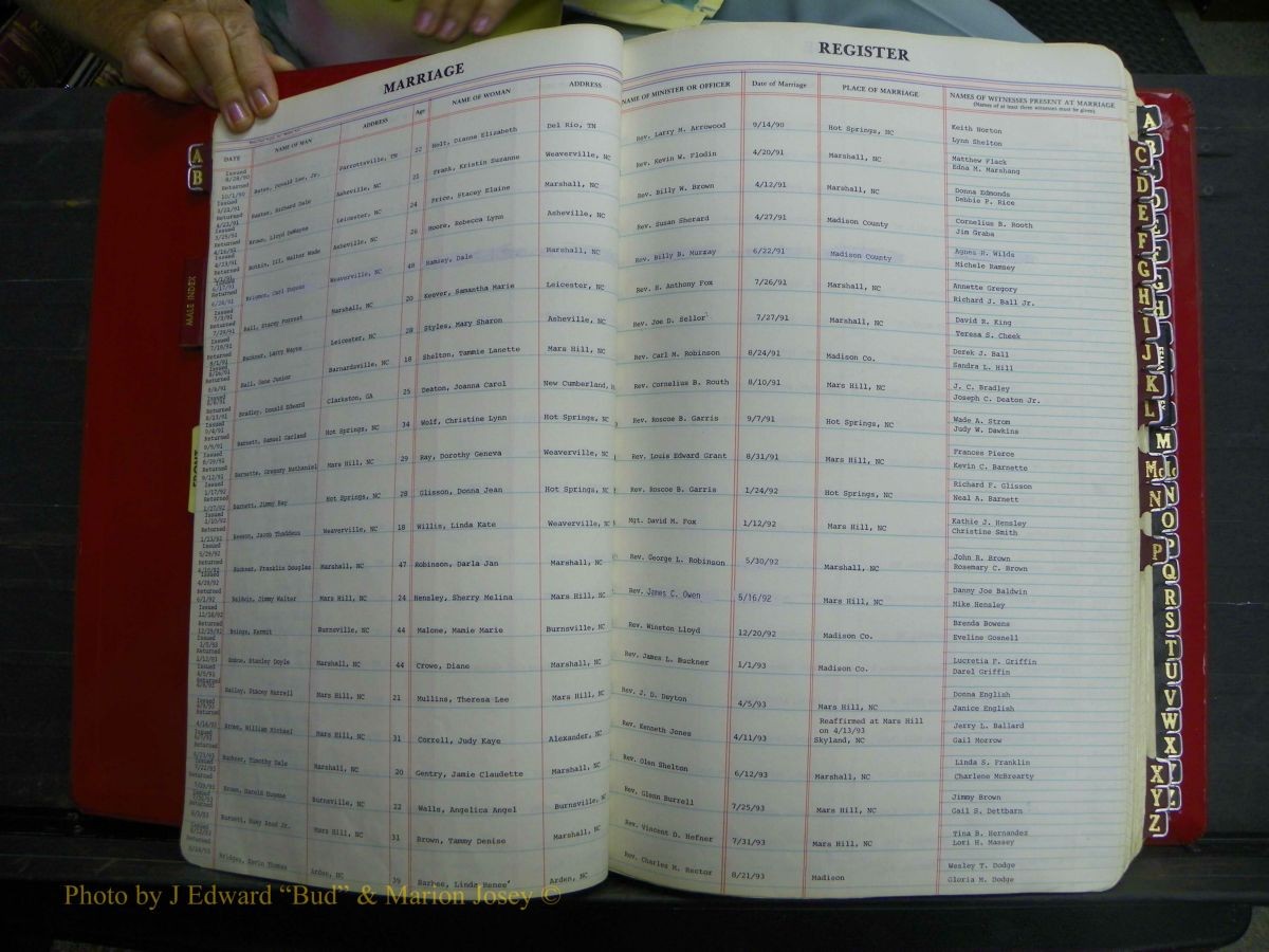 Madison Marriages, 1980-1999 011.JPG