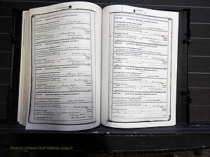 Monroe Co, GA, Marriages, Book H, 1907-1913 pg 284-285.JPG