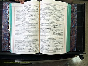 Peach Co, GA, Marriages, Book H, 2007-2013 pg 162-163.JPG