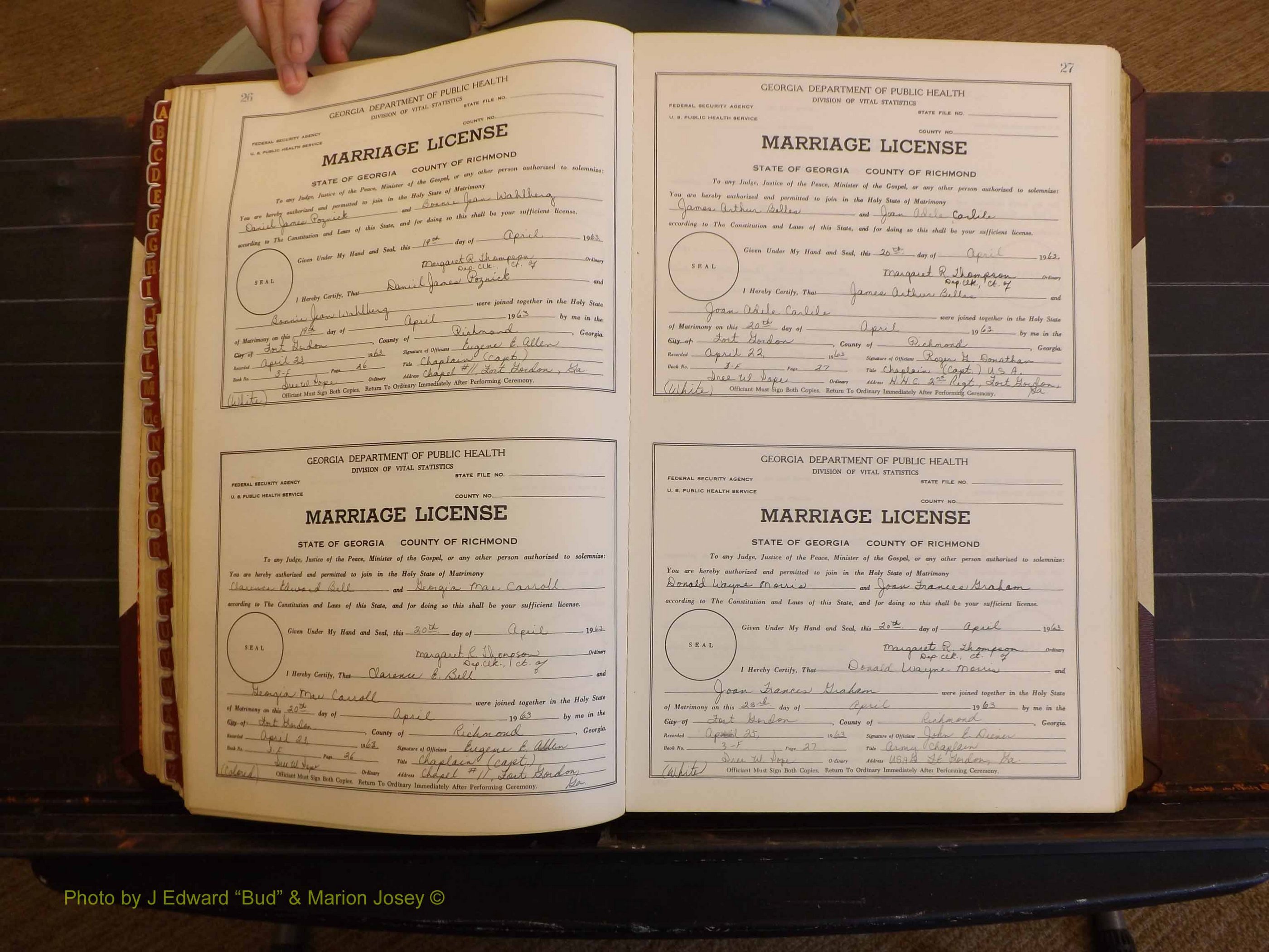 Richmond Marriages, 3F, 1963-1964 P 026-027.JPG