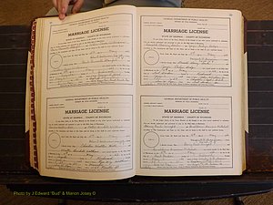 Richmond Marriages, 3F, 1963-1964 P 038-039.JPG