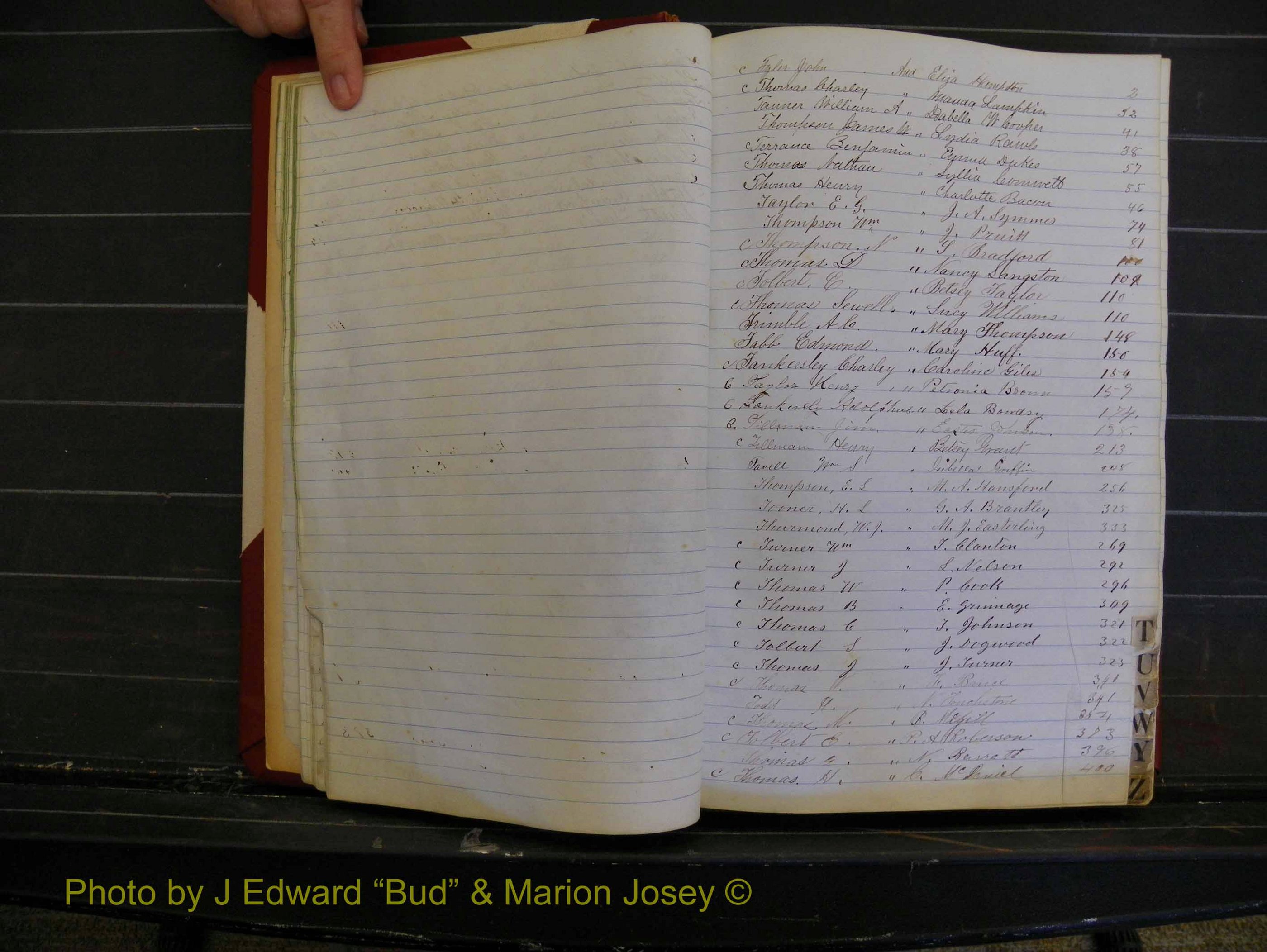 Richmond Marriages, Book G, 1860-1872 Index T (127).JPG