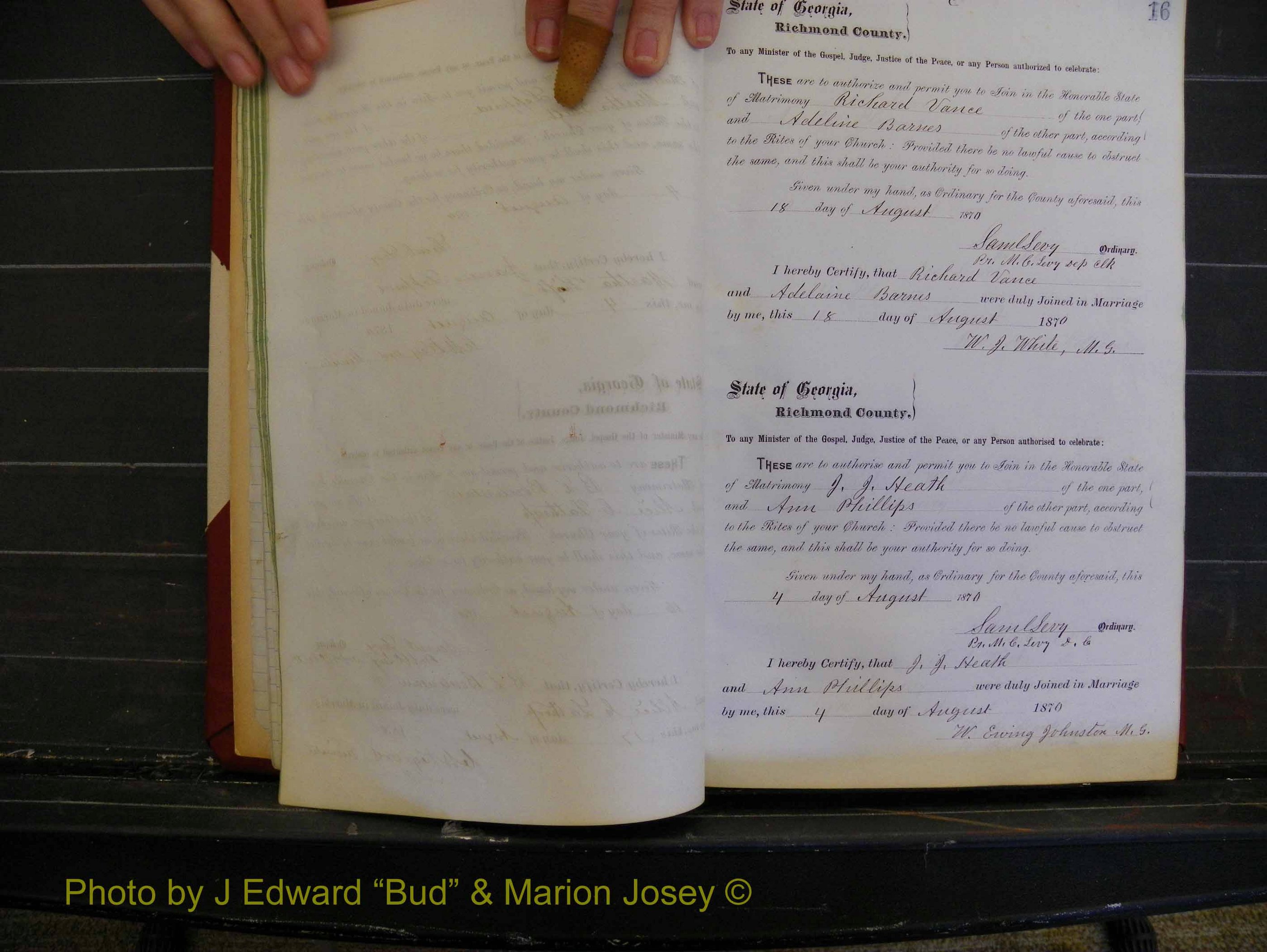 Richmond Marriages, Book G, 1860-1872 P 016.JPG