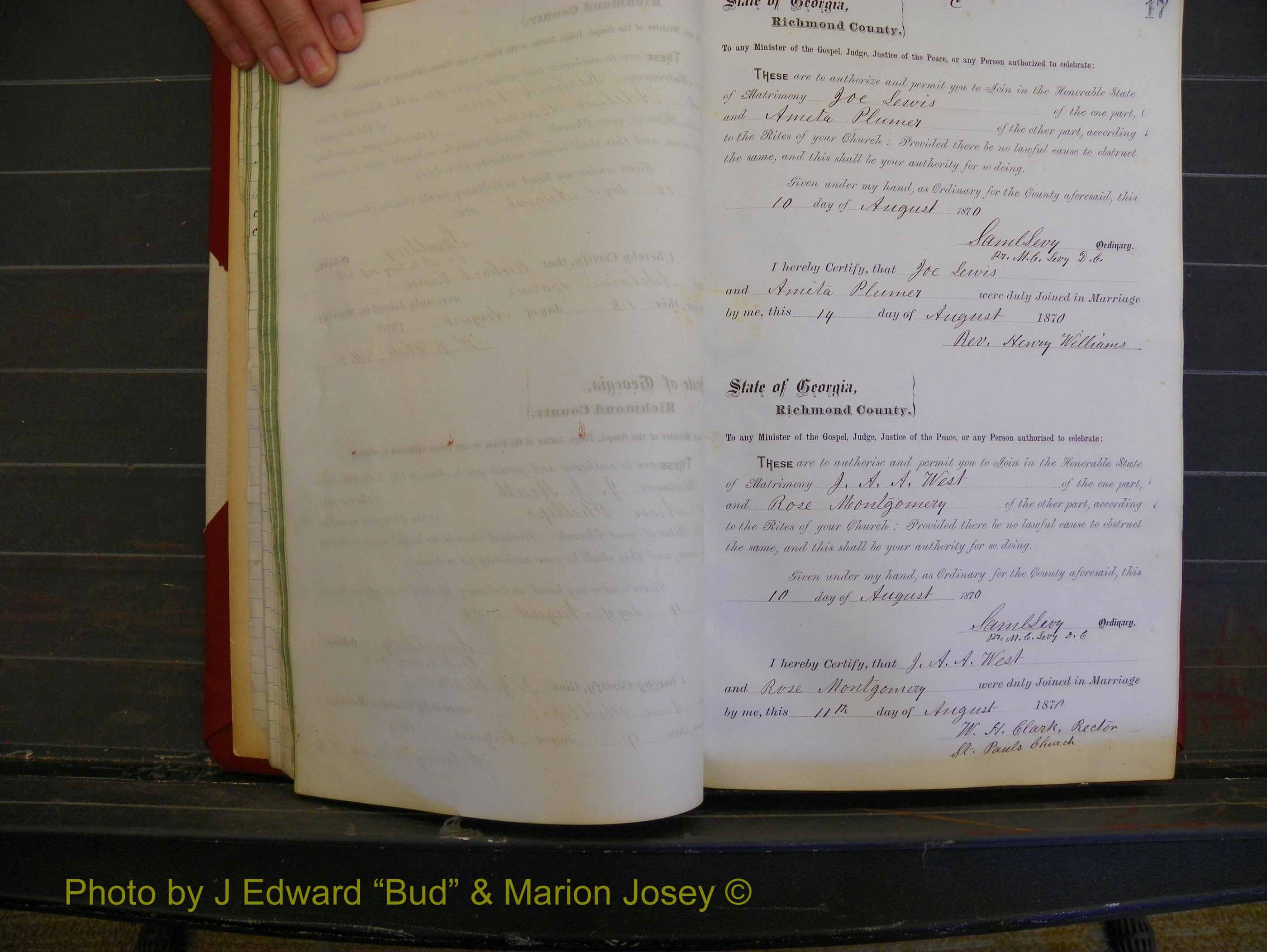 Richmond Marriages, Book G, 1860-1872 P 017.JPG