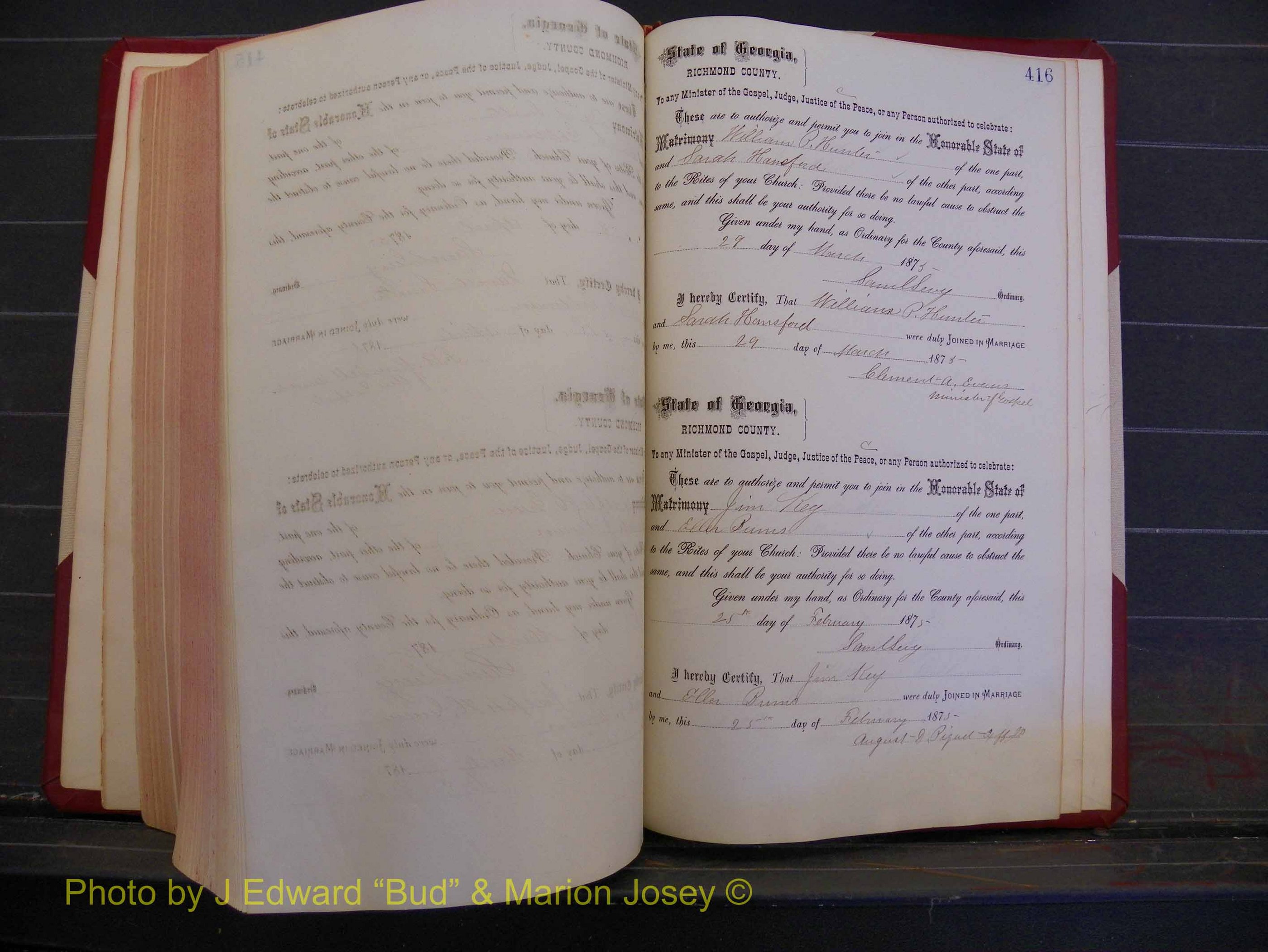 Richmond Marriages, Book H, 1868-1875 P 416.JPG