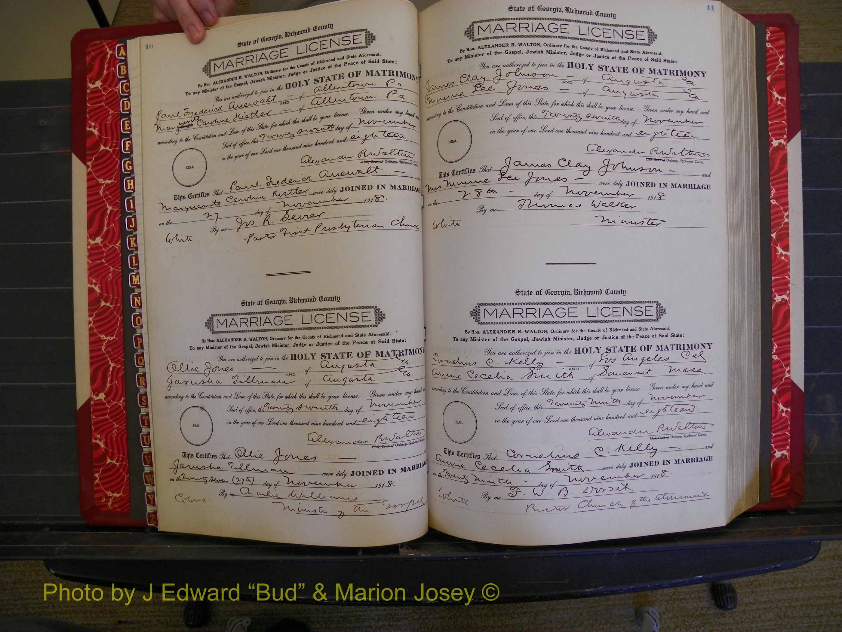 Richmond Marriages, Book MM, 1918-1919 P 010-011.JPG