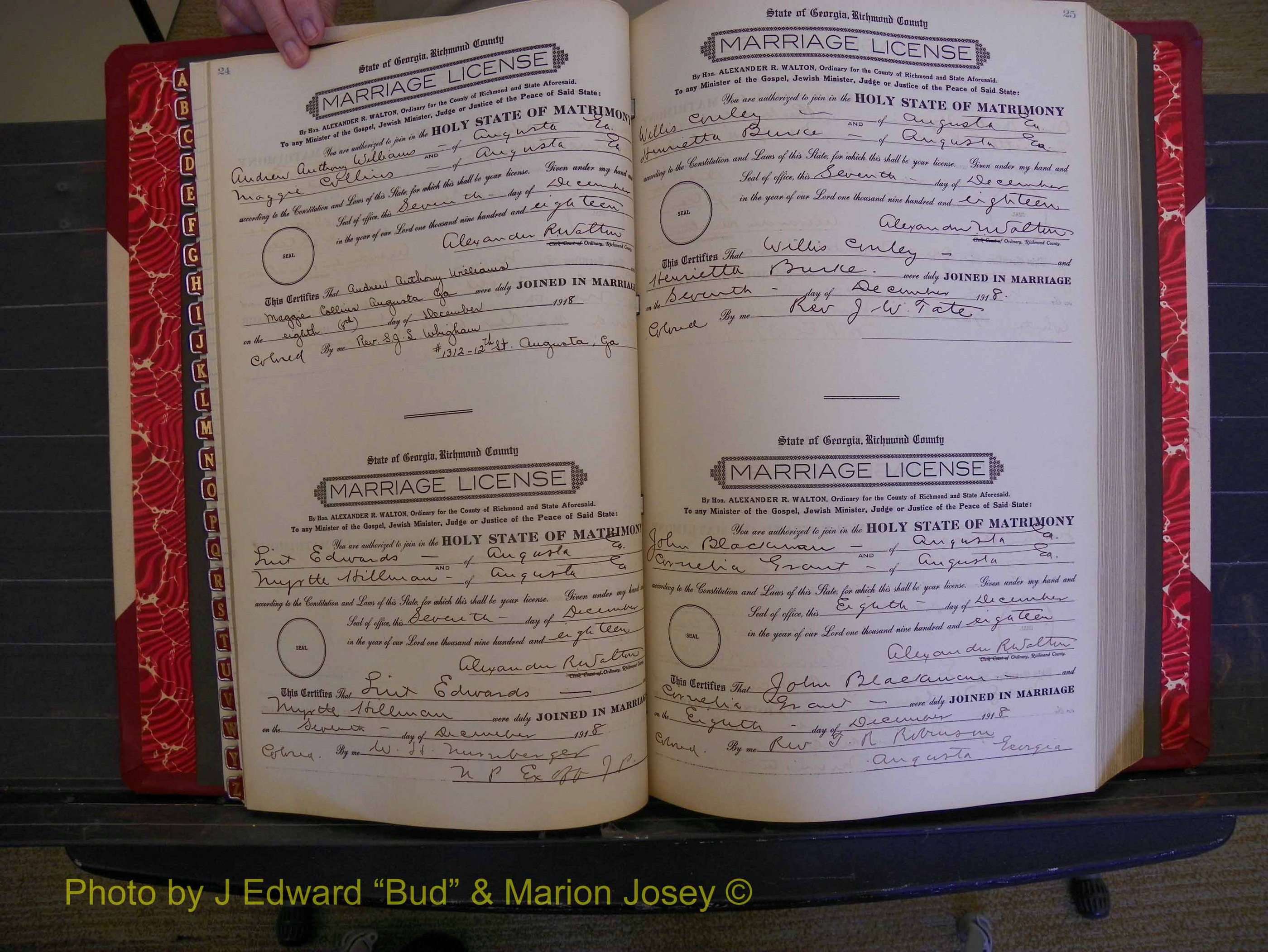 Richmond Marriages, Book MM, 1918-1919 P 024-025.JPG