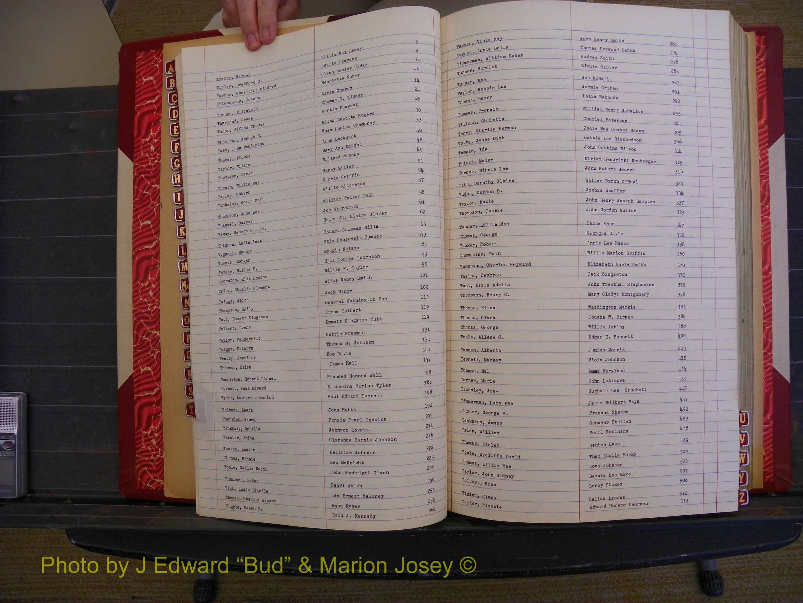 Richmond Marriages, Book RR, 1924-1927 Index T (140).JPG