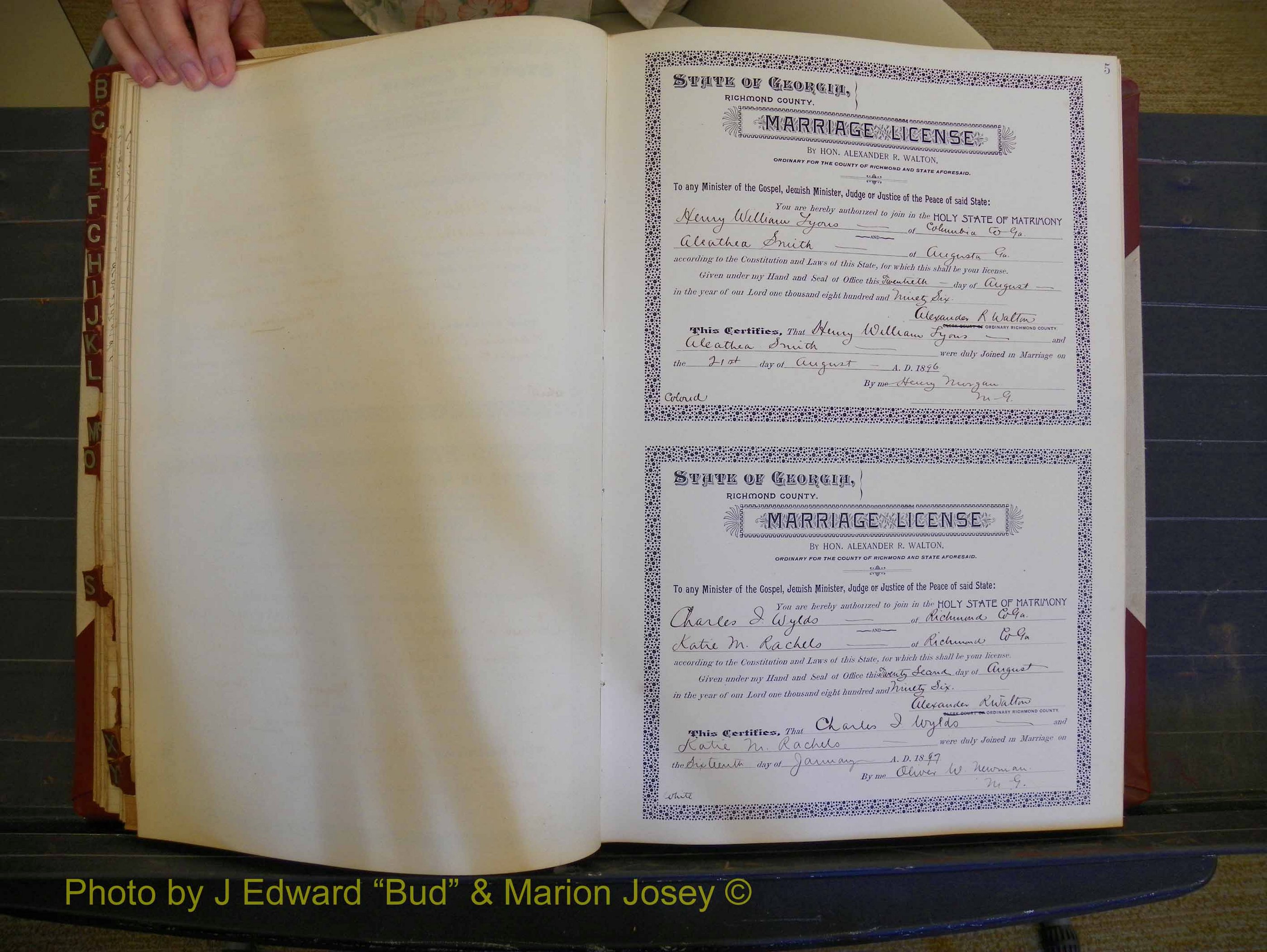 Richmond Marriages, Book U, 1896-1897 P 005.JPG