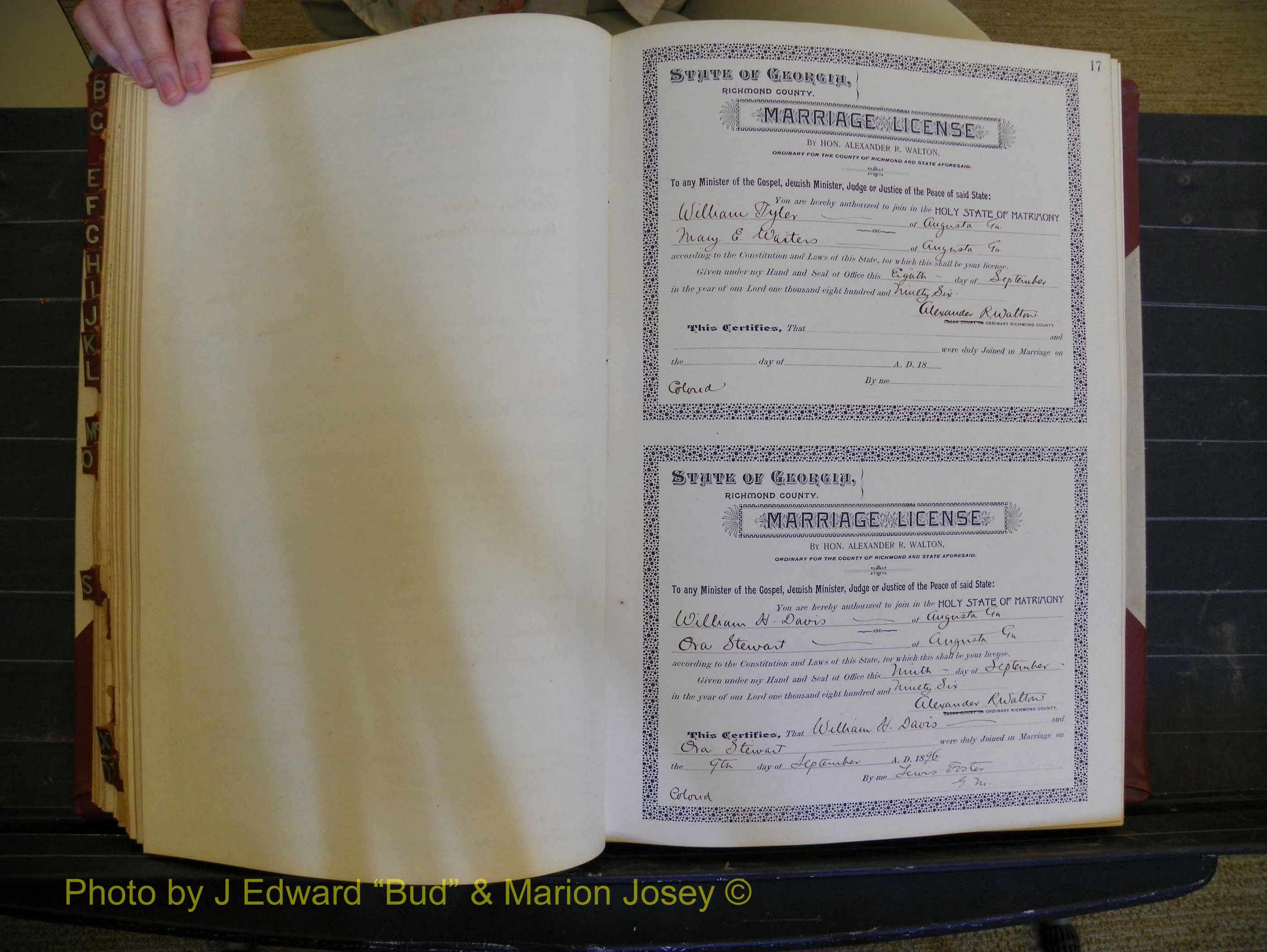 Richmond Marriages, Book U, 1896-1897 P 017.JPG