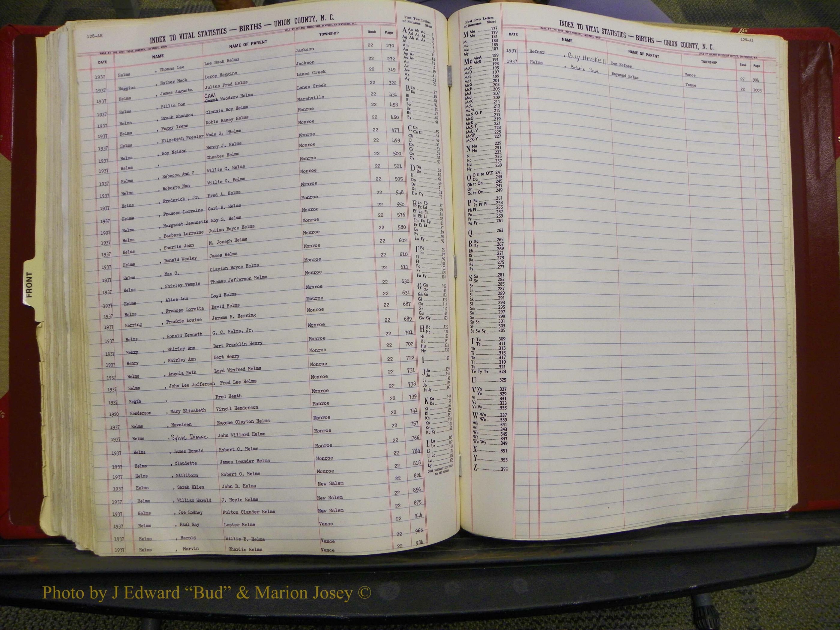 Union Co, NC Births, A-K, 1913-1937 (178).JPG