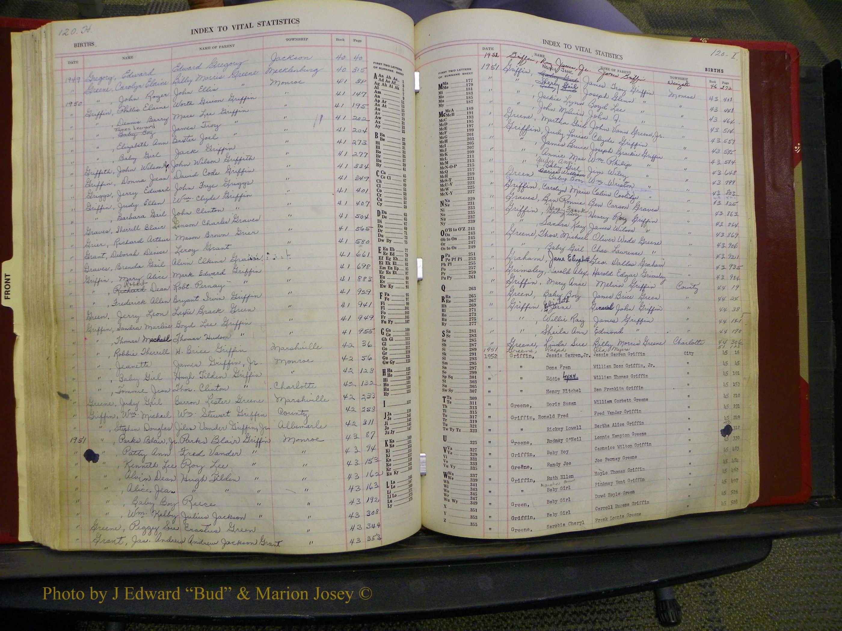 Union Co, NC Births, A-K, 1938-1955 (122).JPG