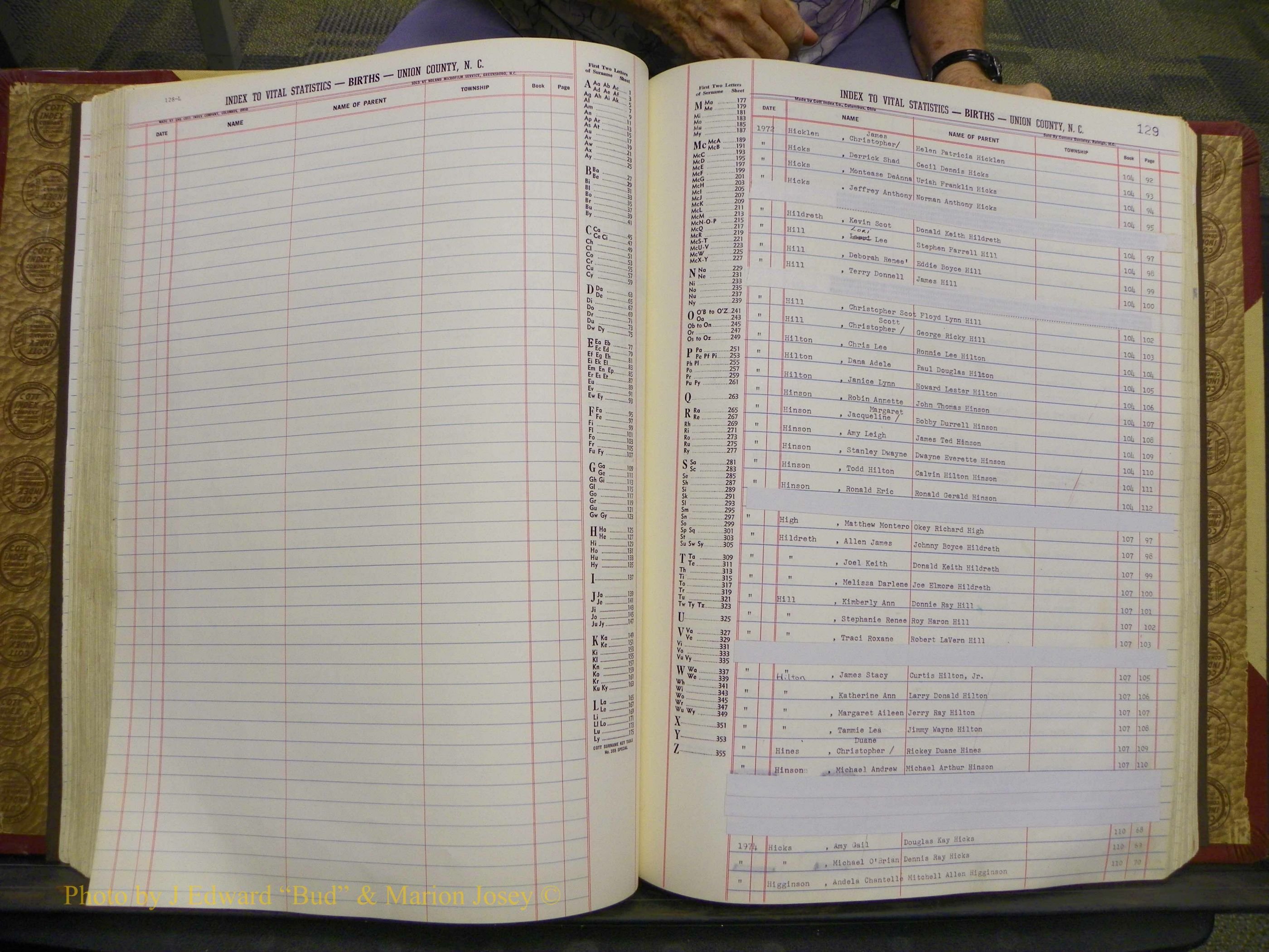 Union Co, NC Births, A-S, 1972-1990 (114).JPG