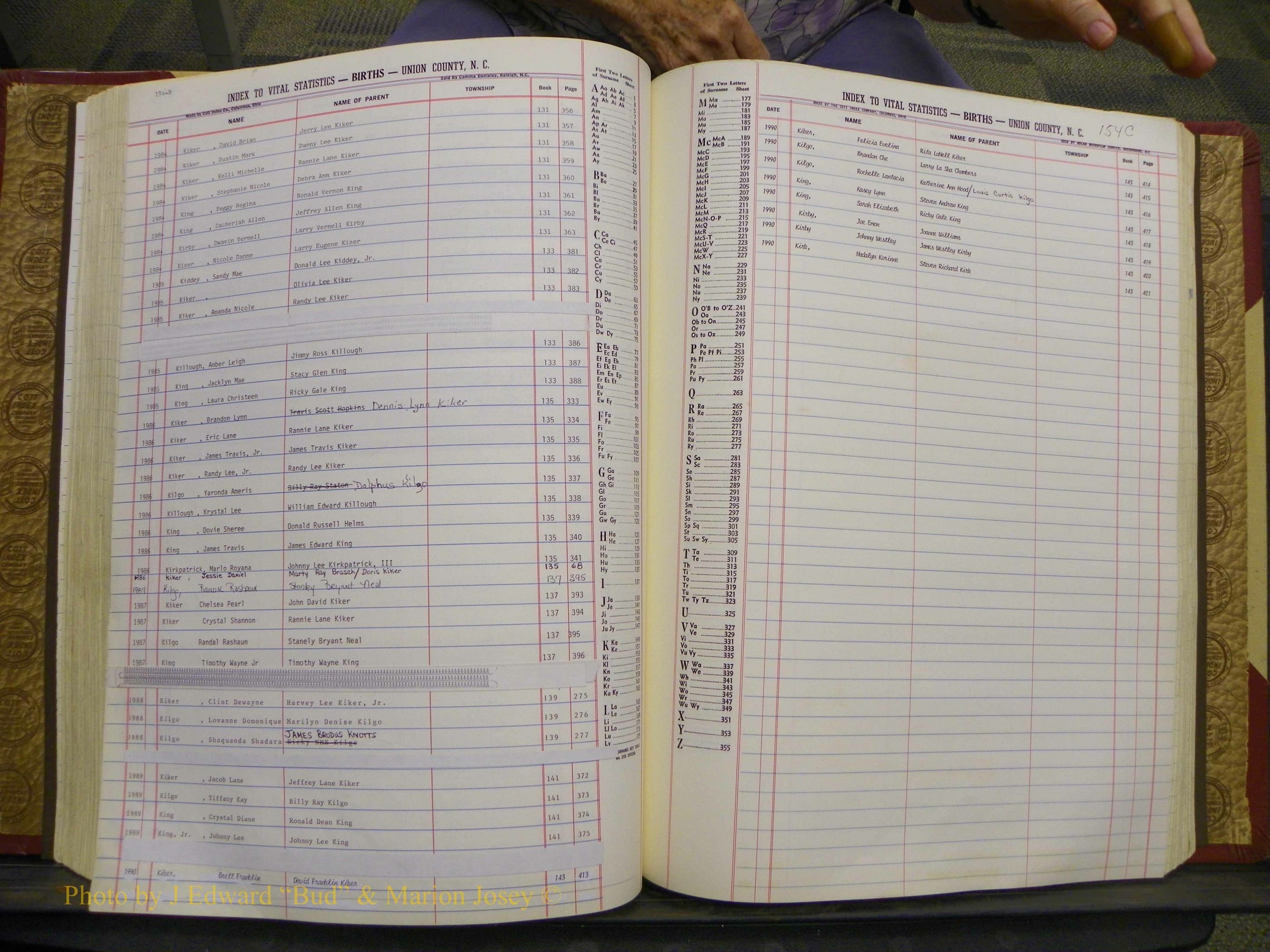 Union Co, NC Births, A-S, 1972-1990 (140).JPG