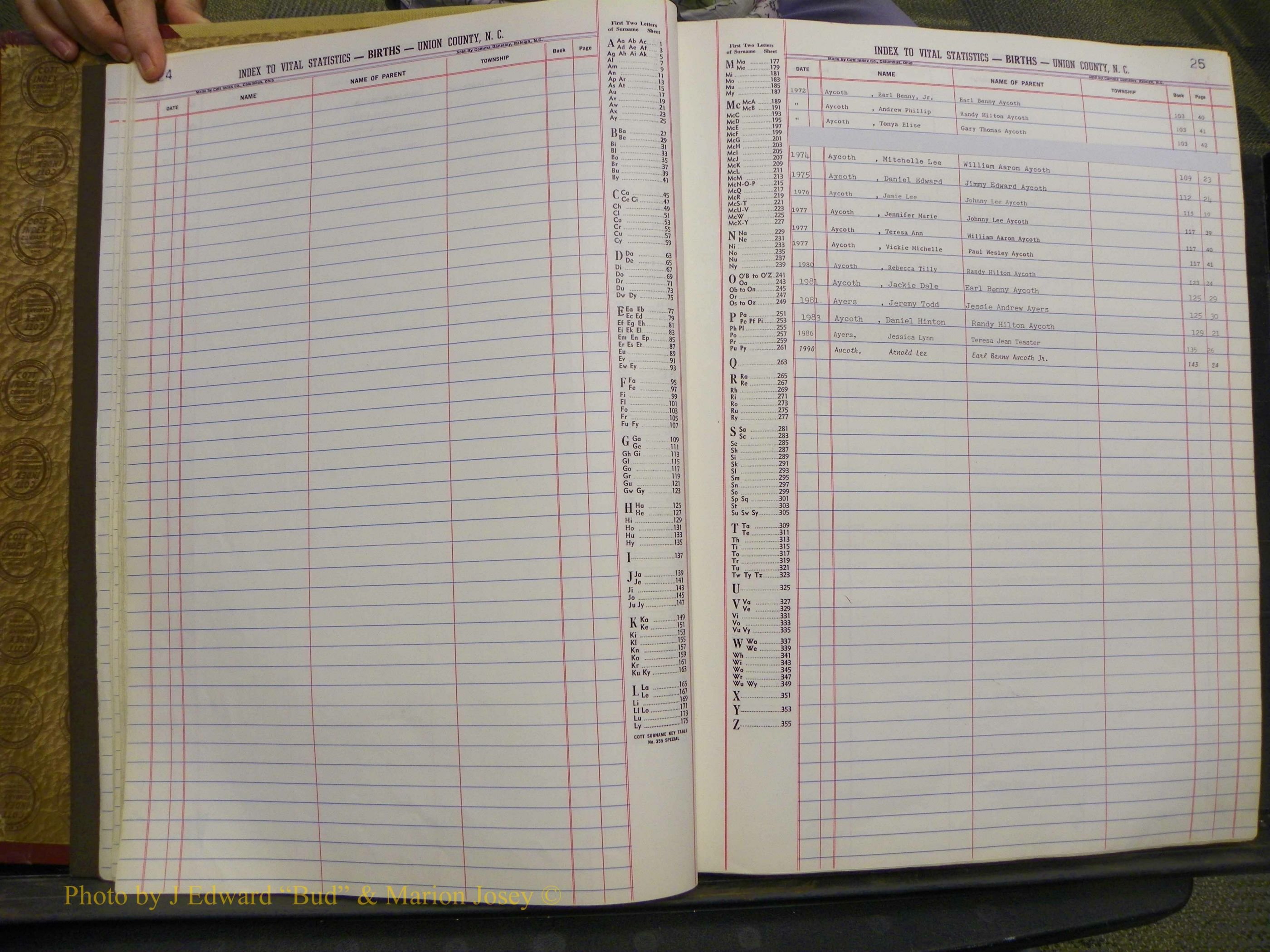 Union Co, NC Births, A-S, 1972-1990 (16).JPG