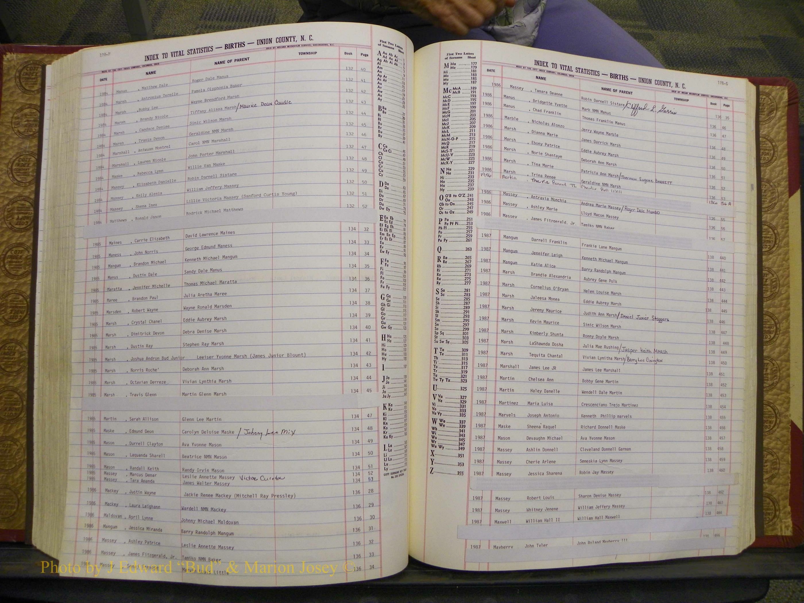 Union Co, NC Births, A-S, 1972-1990 (161).JPG