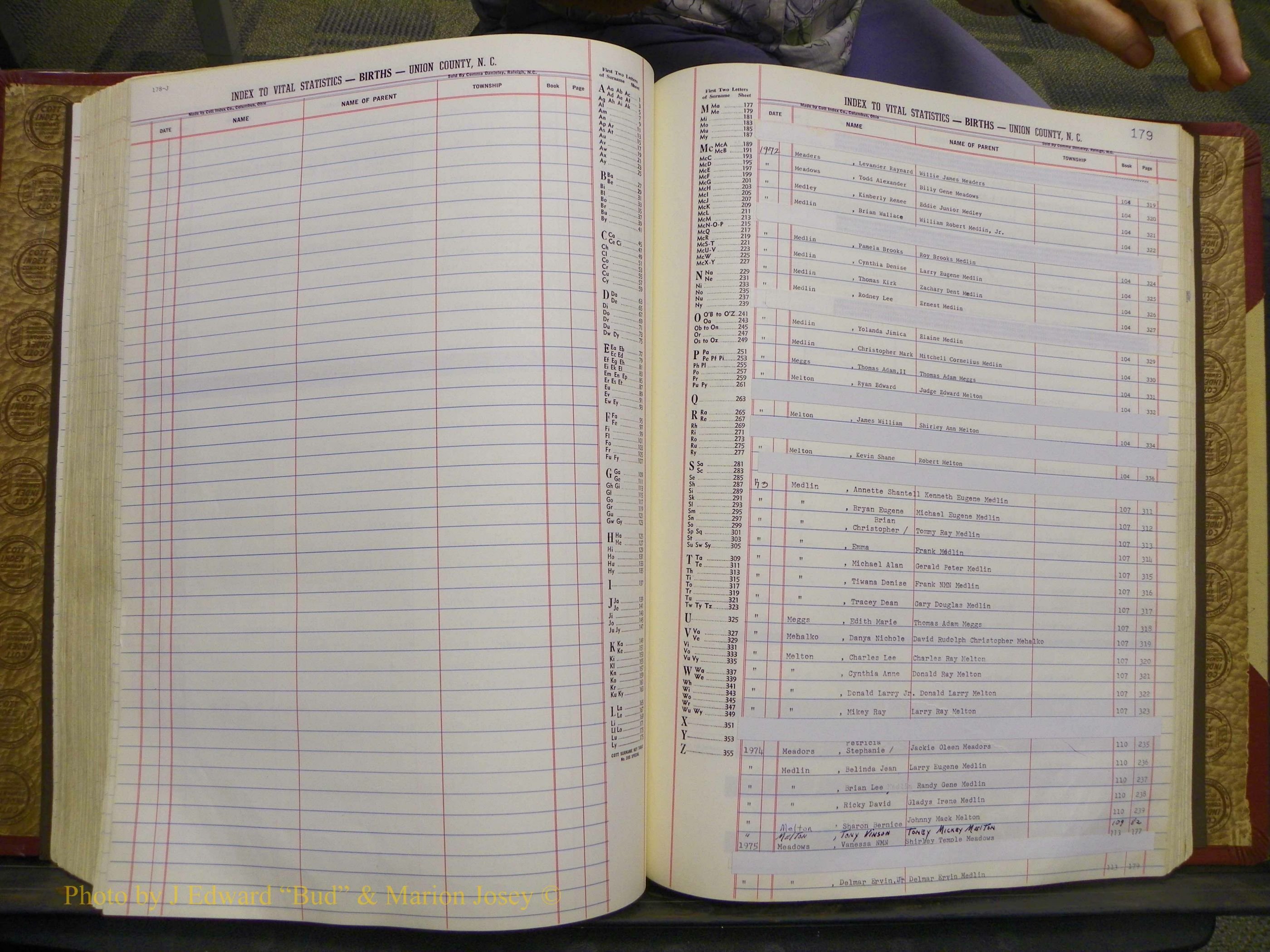 Union Co, NC Births, A-S, 1972-1990 (164).JPG