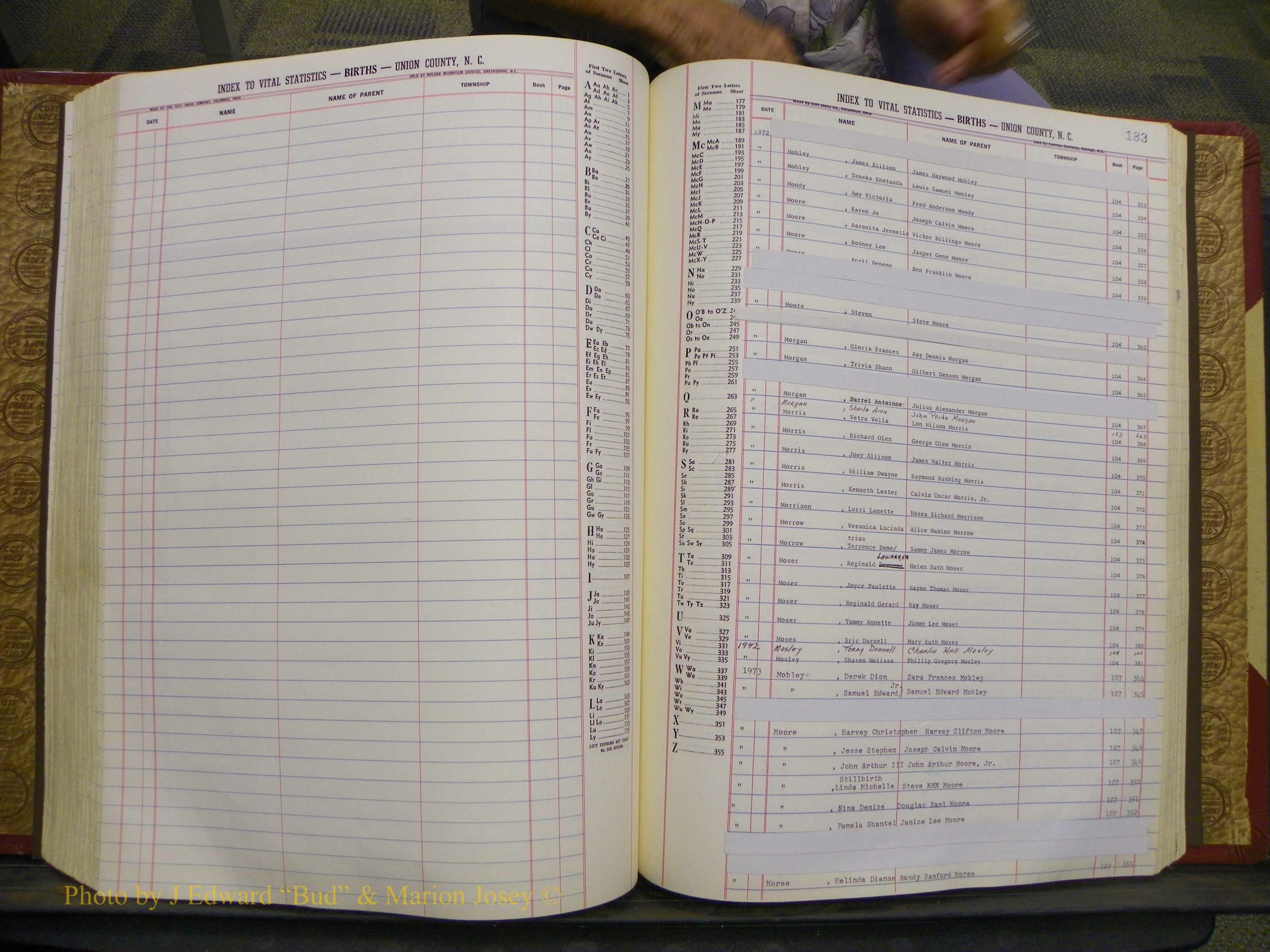 Union Co, NC Births, A-S, 1972-1990 (171).JPG