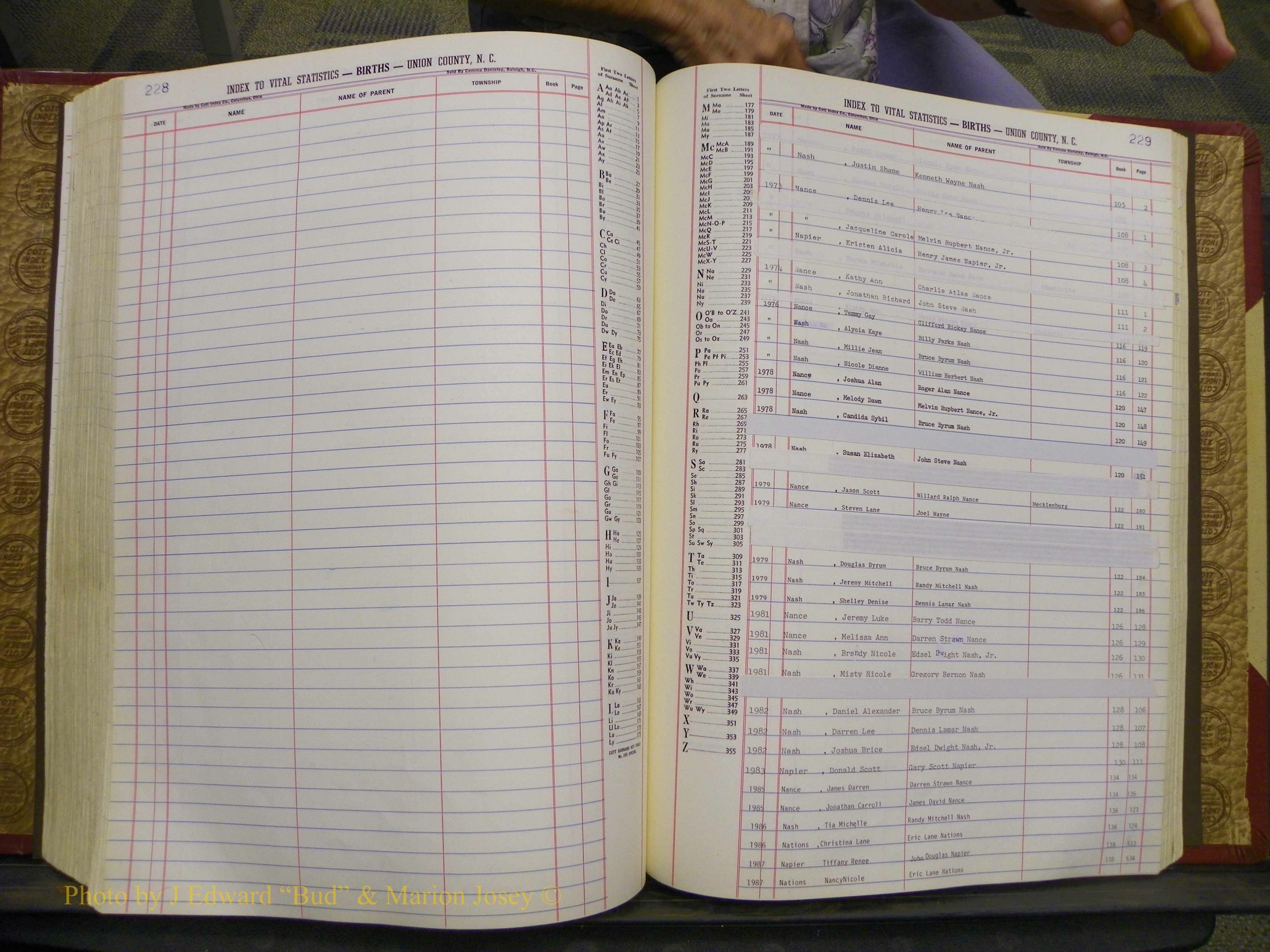 Union Co, NC Births, A-S, 1972-1990 (195).JPG