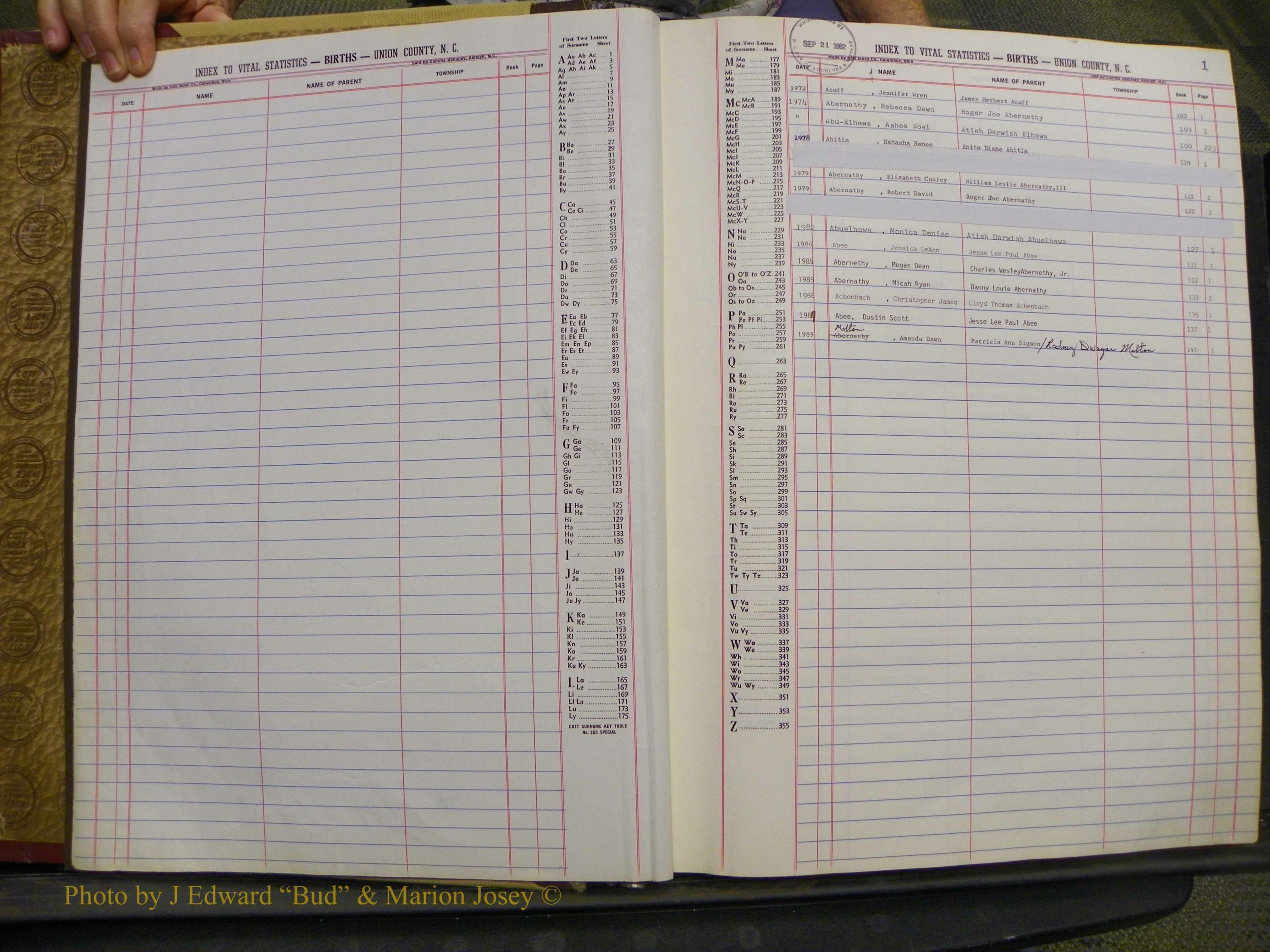 Union Co, NC Births, A-S, 1972-1990 (2).JPG