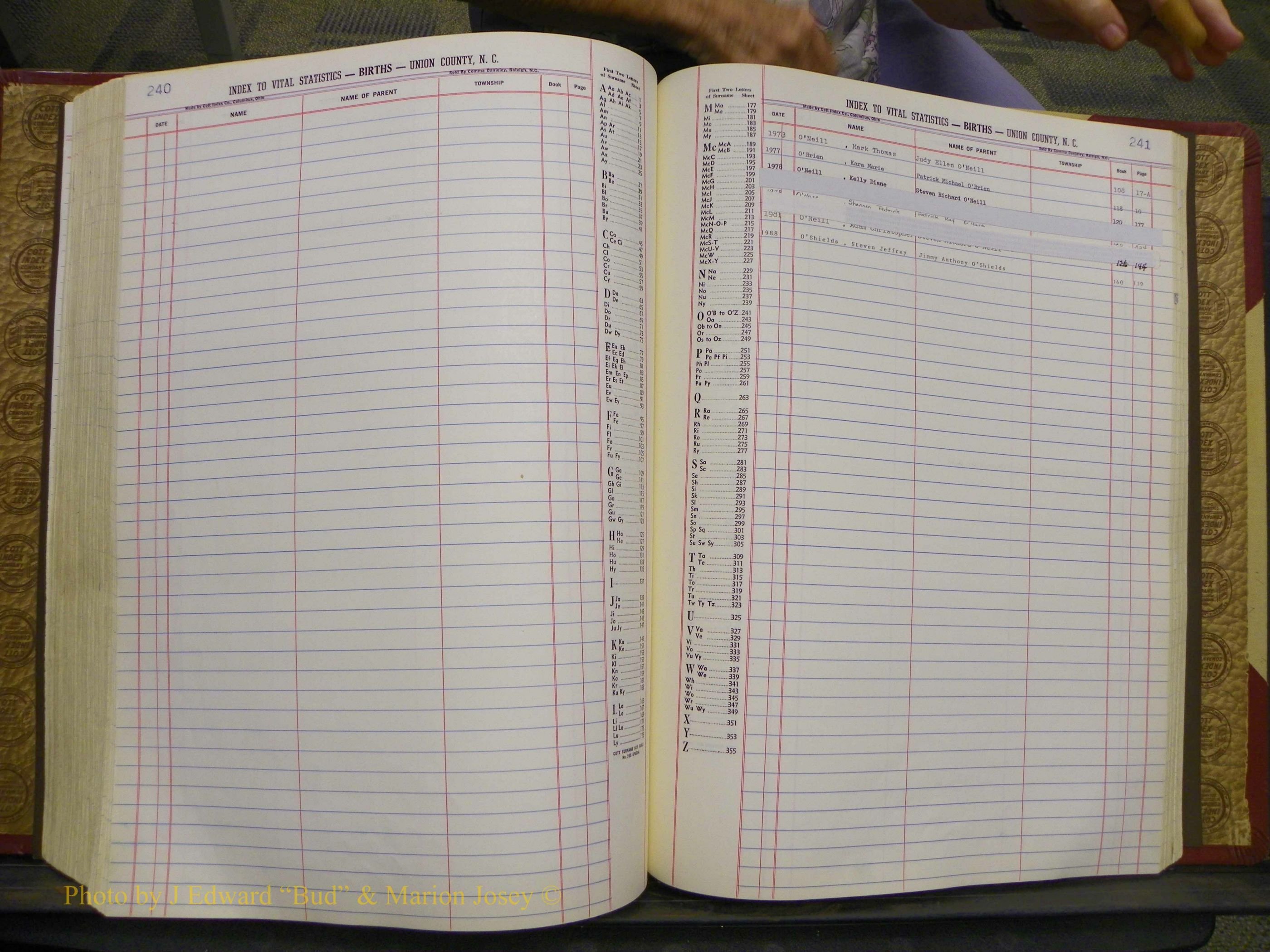 Union Co, NC Births, A-S, 1972-1990 (200).JPG