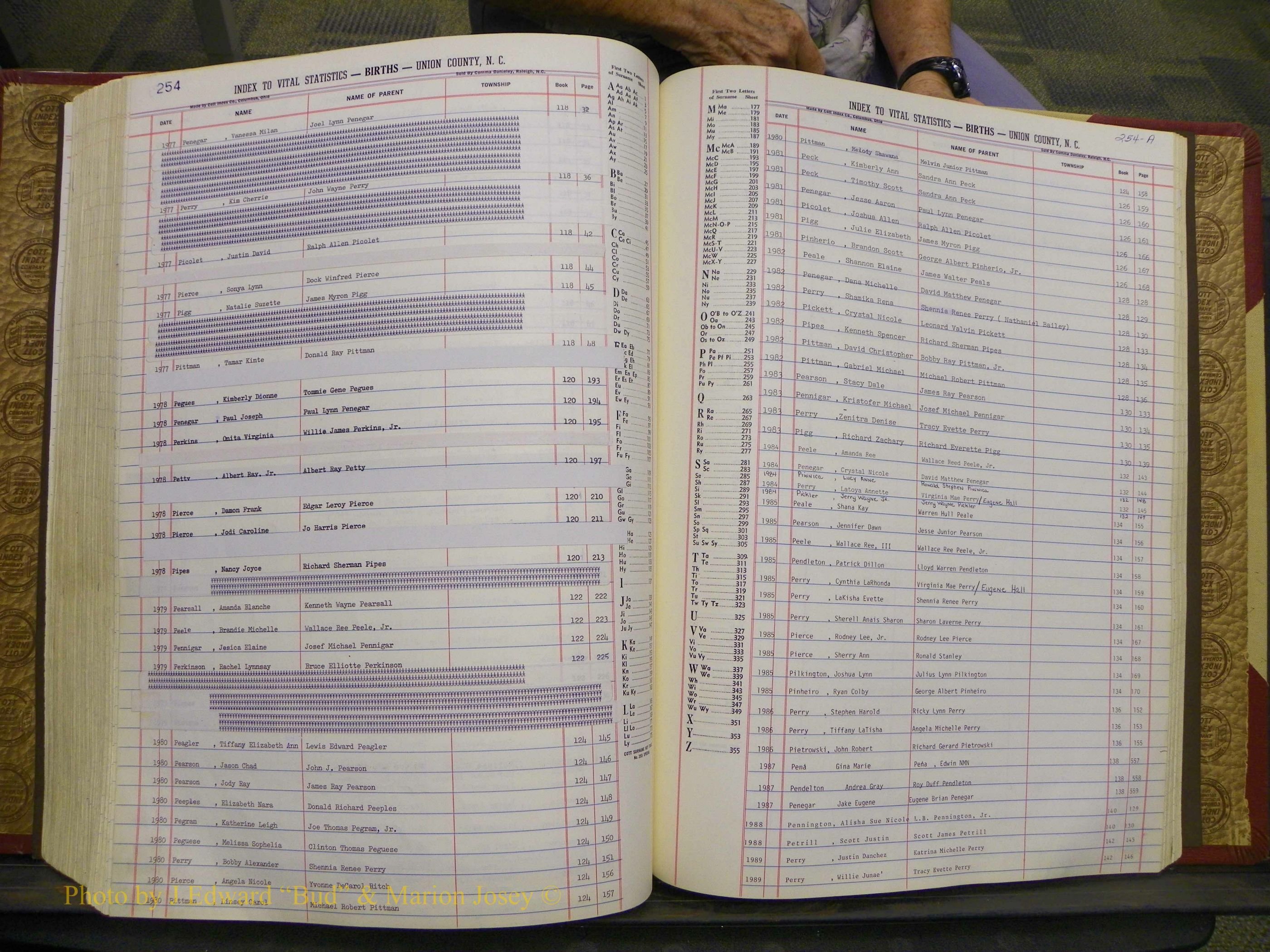 Union Co, NC Births, A-S, 1972-1990 (210).JPG